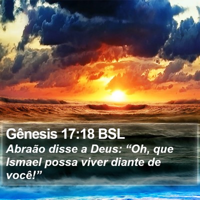 Gênesis 17:18 BSL Bible Verse Image