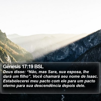 Gênesis 17:19 BSL Bible Verse Image
