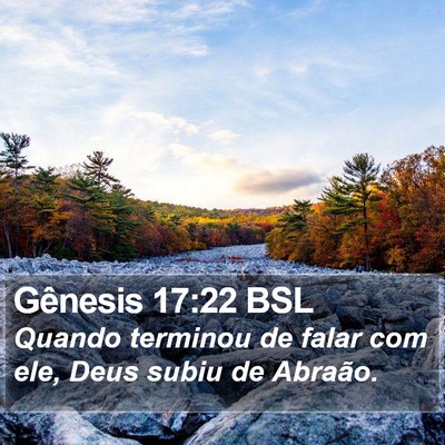 Gênesis 17:22 BSL Bible Verse Image