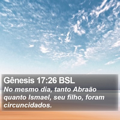 Gênesis 17:26 BSL Bible Verse Image
