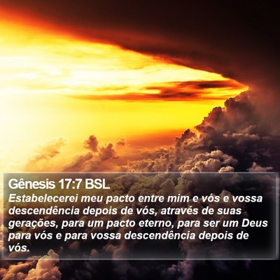 Gênesis 17:7 BSL Bible Verse Image
