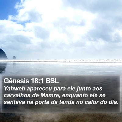 Gênesis 18:1 BSL Bible Verse Image