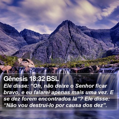 Gênesis 18:32 BSL Bible Verse Image