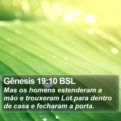 Gênesis 19:10 BSL Bible Verse Image