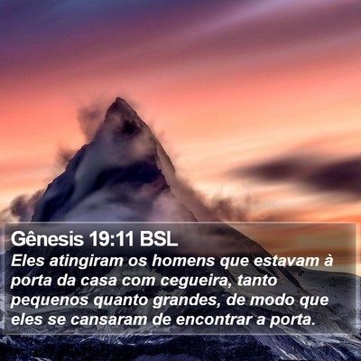 Gênesis 19:11 BSL Bible Verse Image
