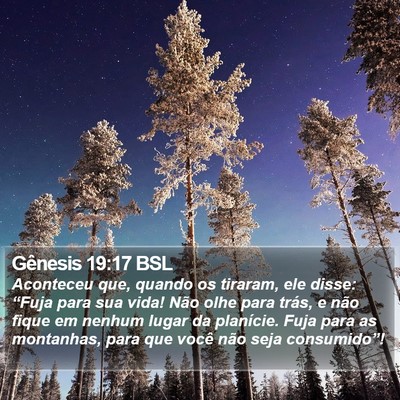 Gênesis 19:17 BSL Bible Verse Image