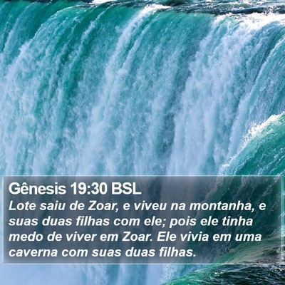 Gênesis 19:30 BSL Bible Verse Image