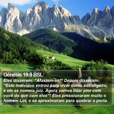 Gênesis 19:9 BSL Bible Verse Image