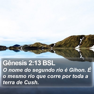Gênesis 2:13 BSL Bible Verse Image