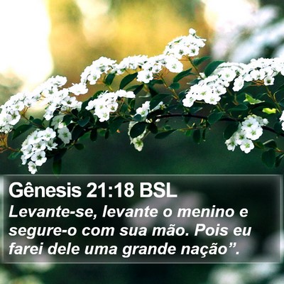 Gênesis 21:18 BSL Bible Verse Image