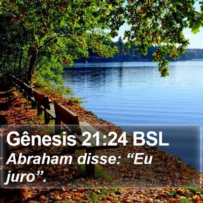 Gênesis 21:24 BSL Bible Verse Image