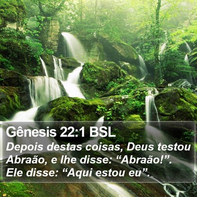 Gênesis 22:1 BSL Bible Verse Image