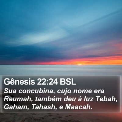 Gênesis 22:24 BSL Bible Verse Image
