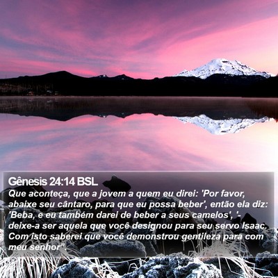 Gênesis 24:14 BSL Bible Verse Image