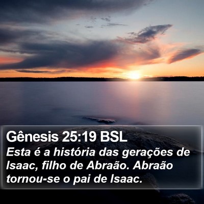 Gênesis 25:19 BSL Bible Verse Image