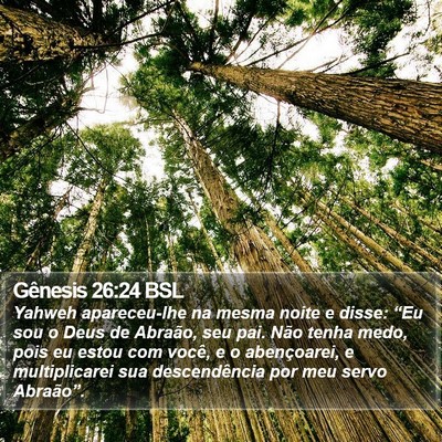 Gênesis 26:24 BSL Bible Verse Image