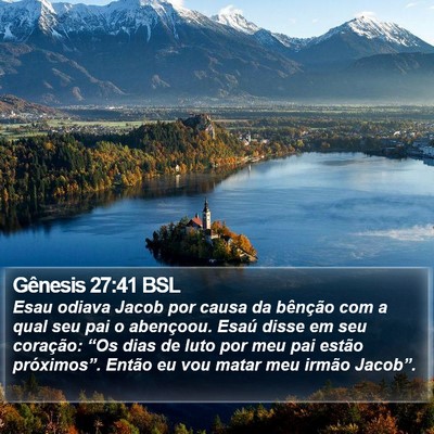 Gênesis 27:41 BSL Bible Verse Image