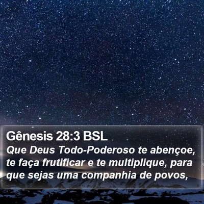 Gênesis 28:3 BSL Bible Verse Image