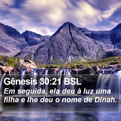 Gênesis 30:21 BSL Bible Verse Image