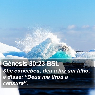 Gênesis 30:23 BSL Bible Verse Image