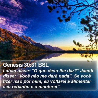 Gênesis 30:31 BSL Bible Verse Image