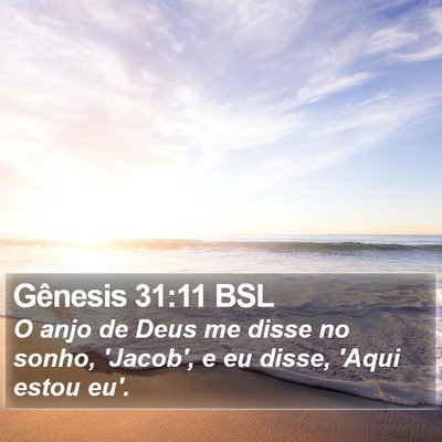 Gênesis 31:11 BSL Bible Verse Image
