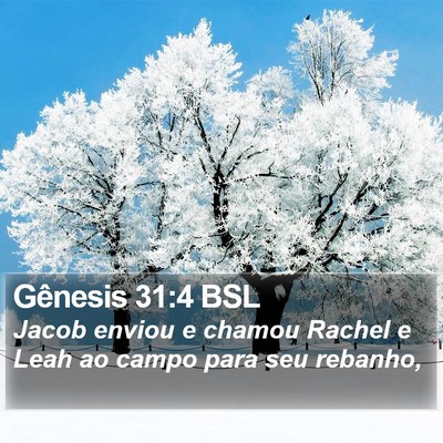 Gênesis 31:4 BSL Bible Verse Image