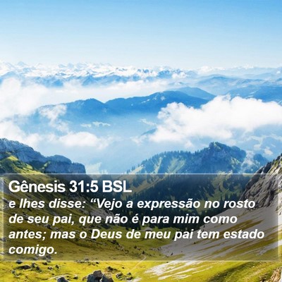 Gênesis 31:5 BSL Bible Verse Image