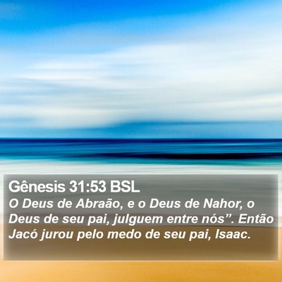 Gênesis 31:53 BSL Bible Verse Image