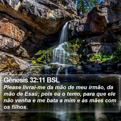 Gênesis 32:11 BSL Bible Verse Image