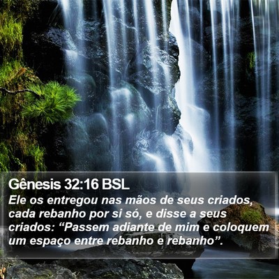 Gênesis 32:16 BSL Bible Verse Image