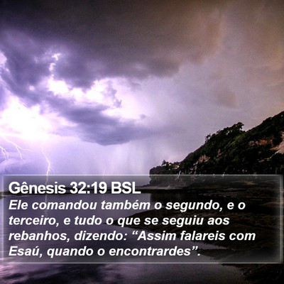 Gênesis 32:19 BSL Bible Verse Image