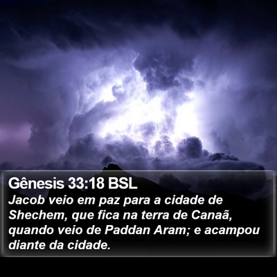 Gênesis 33:18 BSL Bible Verse Image