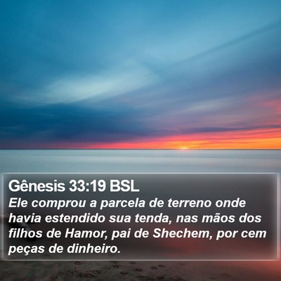 Gênesis 33:19 BSL Bible Verse Image