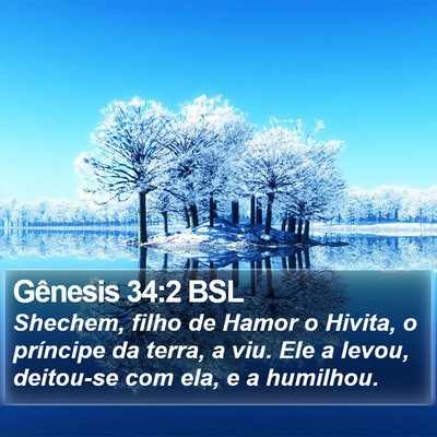 Gênesis 34:2 BSL Bible Verse Image