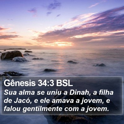 Gênesis 34:3 BSL Bible Verse Image