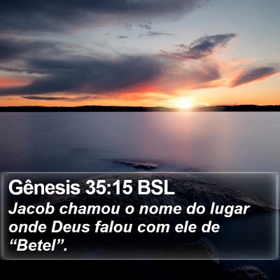 Gênesis 35:15 BSL Bible Verse Image