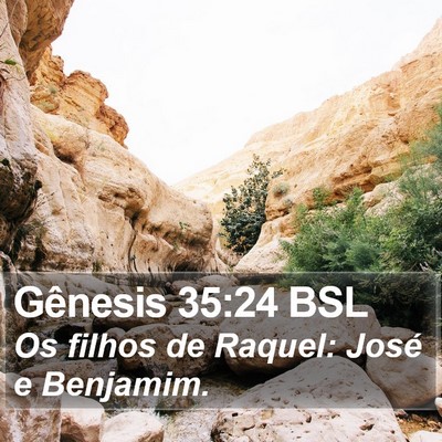 Gênesis 35:24 BSL Bible Verse Image