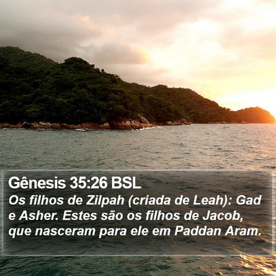 Gênesis 35:26 BSL Bible Verse Image