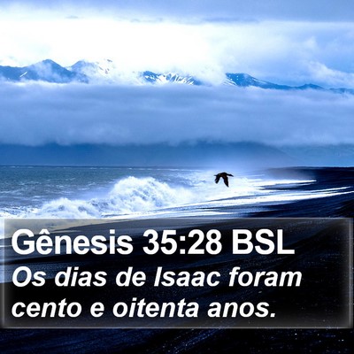 Gênesis 35:28 BSL Bible Verse Image
