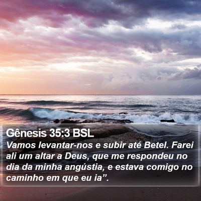 Gênesis 35:3 BSL Bible Verse Image