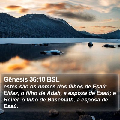 Gênesis 36:10 BSL Bible Verse Image