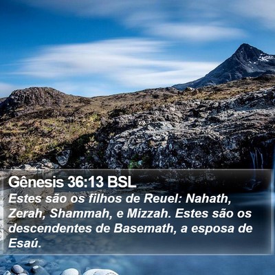 Gênesis 36:13 BSL Bible Verse Image