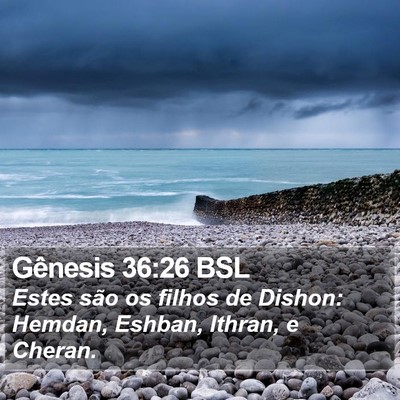Gênesis 36:26 BSL Bible Verse Image