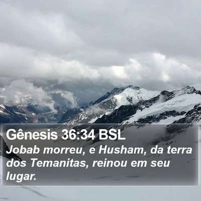 Gênesis 36:34 BSL Bible Verse Image