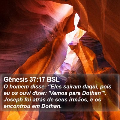 Gênesis 37:17 BSL Bible Verse Image
