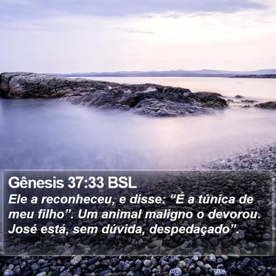 Gênesis 37:33 BSL Bible Verse Image