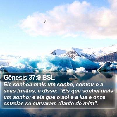 Gênesis 37:9 BSL Bible Verse Image