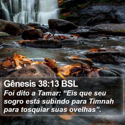 Gênesis 38:13 BSL Bible Verse Image