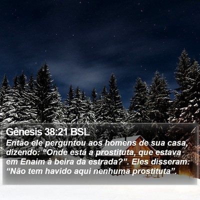 Gênesis 38:21 BSL Bible Verse Image